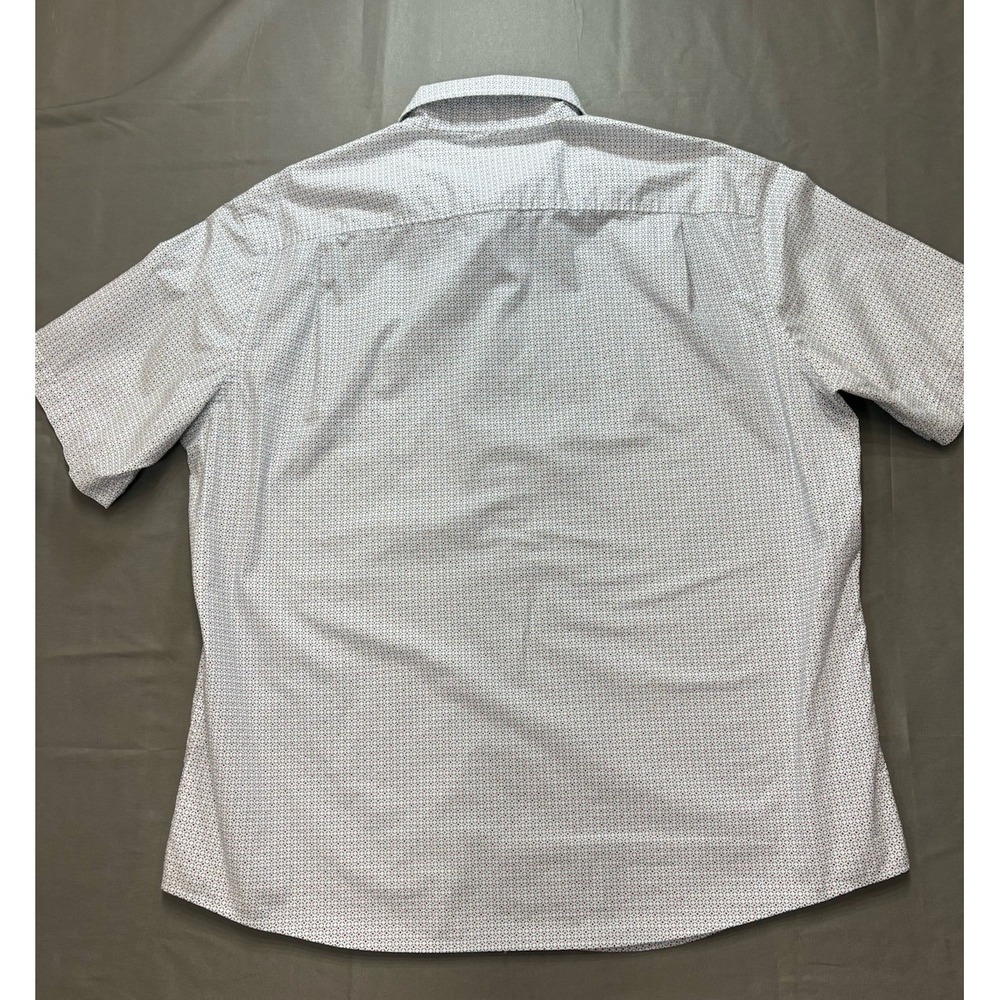 Jos. A. Bank Comfort Stretch Tailored Fit Short Sleeve Shirt - XL - Picture 10 of 10